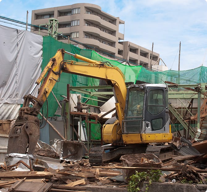 家屋の解体｜東京・名古屋・大阪の遺品整理なら遺品整理プロスタッフ